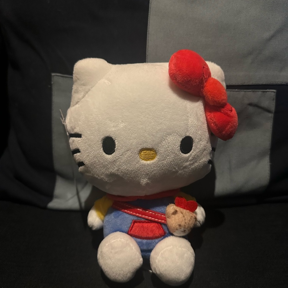 Hello Kitty White and Red Stuffed Animal Plush